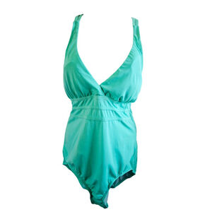 Athena Teal One Piece Swimsuit Size 14 beach vacation coastal